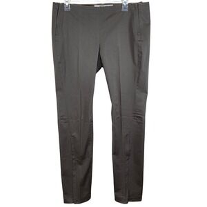 HACHE  Olive Green Trousers Zip Cuffs Pants Italy Made Womens 48 XL‎ 34x31.5